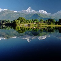 Pokhara Nepal-  Not a Photoshop or Disneyland!Its Real Nature Creation!